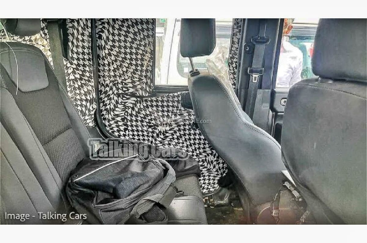 Mahindra Thar 5-door Rear seat